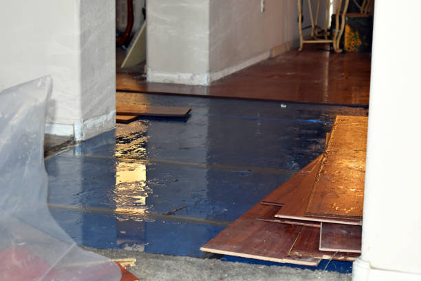 Professional Water Damage Restoration technician working in Menlo Park, CA